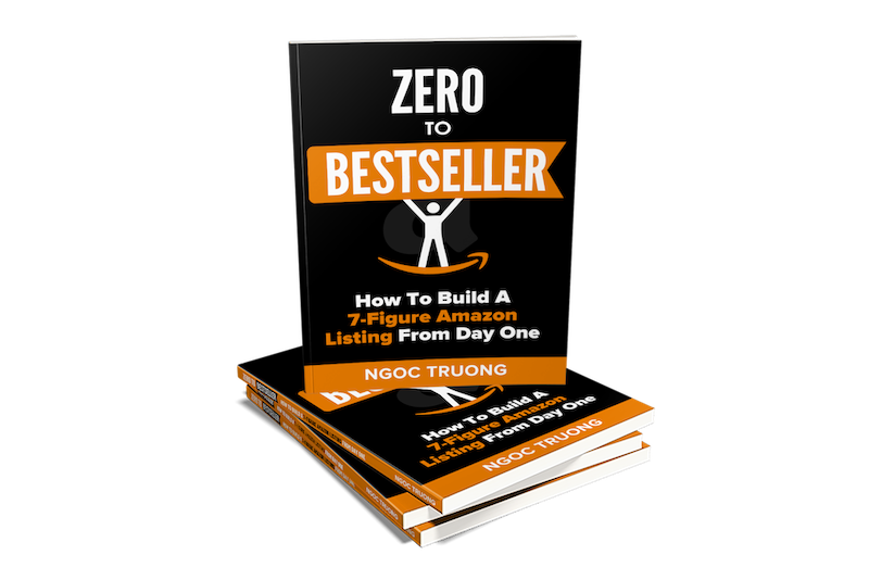 zero to best seller book ngoc truong amazon fba 3d book pile