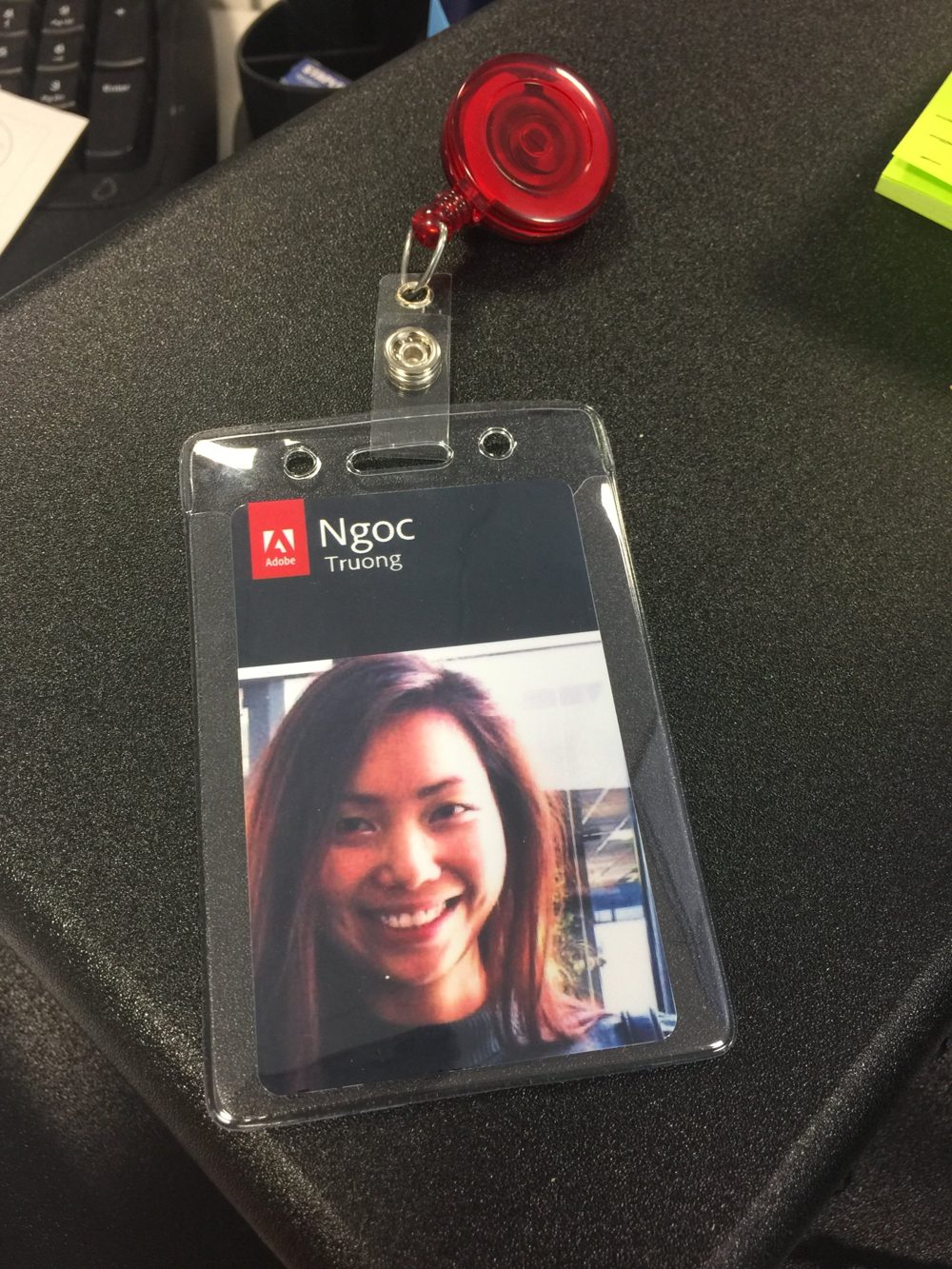 Ngoc Truong Adobe staff badge
