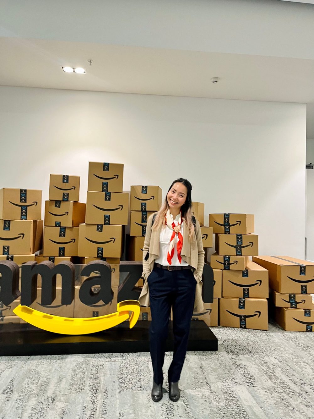 Ngoc Truong at an Amazon event