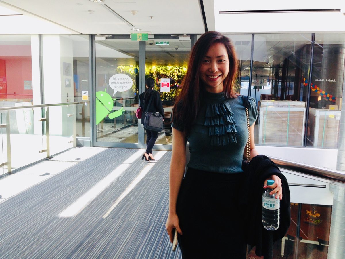 Ngoc Truong at the Google office